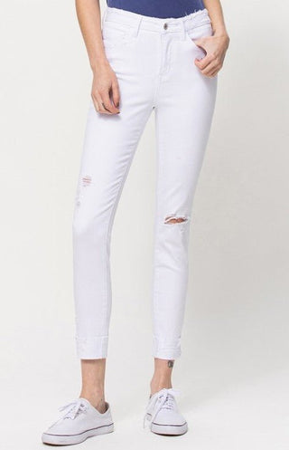 Hailey High Rise - Optic White - Bray and Em Boutique