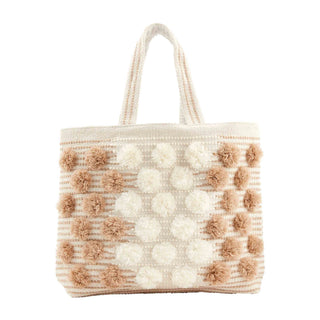 Handloom Pom Tote - Bray and Em Boutique