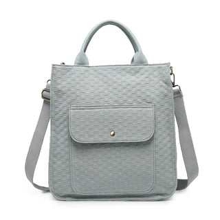 The Hannah Checkered Satchel