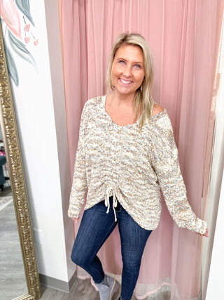 Happy Wanderer Popcorn Sweater - Bray and Em Boutique