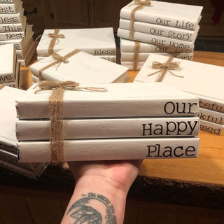 Hardback Books Rustic Home Decor - Bray and Em Boutique
