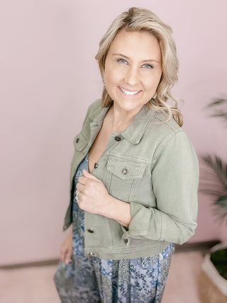 High Score Denim Jacket - Bray and Em Boutique