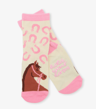 Hold Your Horses Kids Socks - Bray and Em Boutique