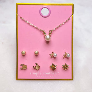 Holiday Necklace & Earring Set - Bray and Em Boutique