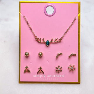 Holiday Necklace & Earring Set - Bray and Em Boutique