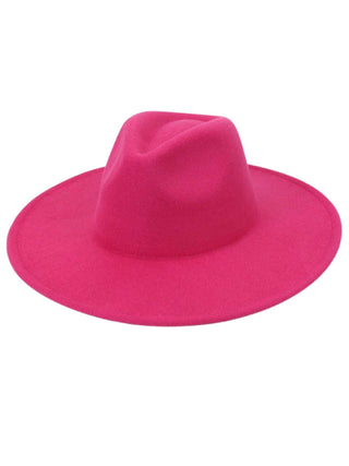 Hot Pink Brim Hat - Bray and Em Boutique