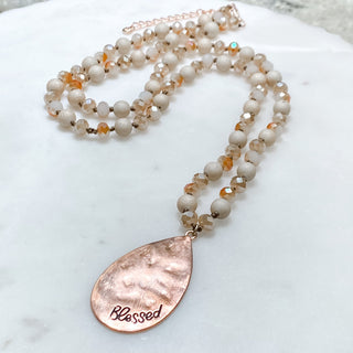 Inspirational Bead Necklace - Bray and Em Boutique