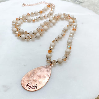 Inspirational Bead Necklace - Bray and Em Boutique