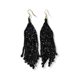 Iridescent Long Fringe Earring - Bray and Em Boutique