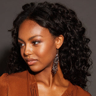 Iridescent Long Fringe Earring - Bray and Em Boutique