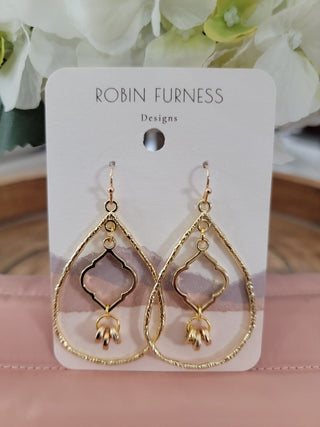 Isn't Your Normal Textured Teardrop Earrings - Bray and Em Boutique
