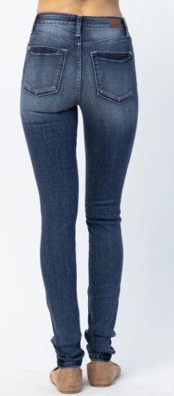 Judy Blue 34"Inseam Pin Tack Skinny - Bray and Em Boutique