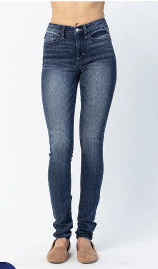 Judy Blue 34"Inseam Pin Tack Skinny - Bray and Em Boutique