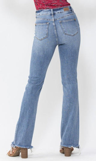 Judy Blue Double Button Bootcut - Bray and Em Boutique