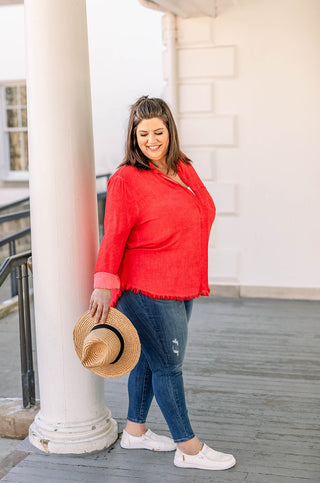 Judy Blue Hi Rise Button Skinny - Bray and Em Boutique