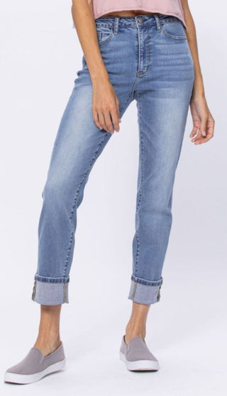 Judy Blue Hi Waist Vintage Boyfriend - Bray and Em Boutique