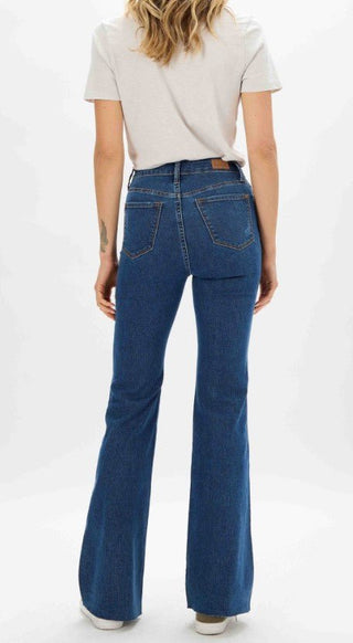 Judy Blue HW Tummy Control Flare jeans - Bray and Em Boutique