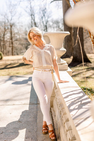 Judy Blue White Hi Rise Jeans - Bray and Em Boutique