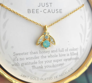 Just Bee - cause Necklace - Bray and Em Boutique