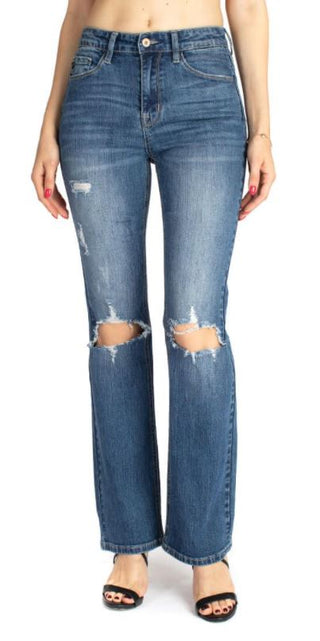 KanCan Distressed Bootcut - Bray and Em Boutique
