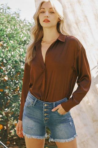 KanCan Justine MR Shorts - Bray and Em Boutique