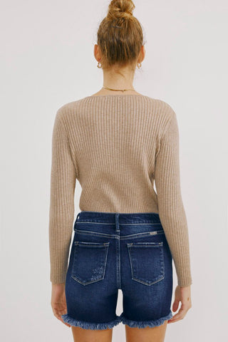 KanCan Justine MR Shorts - Bray and Em Boutique