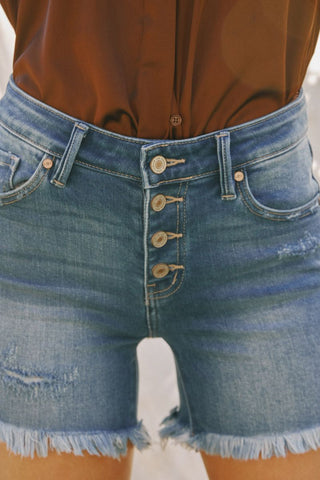 KanCan Justine MR Shorts - Bray and Em Boutique