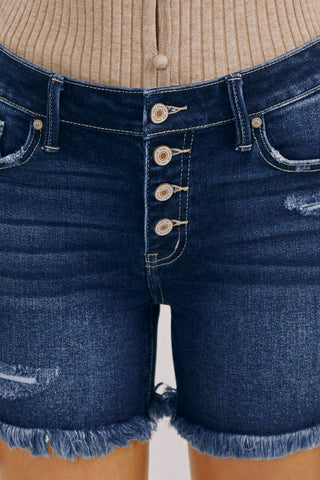 KanCan Justine MR Shorts - Bray and Em Boutique