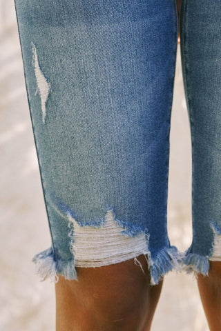 KanCan Yara MR Bermuda Shorts - Bray and Em Boutique