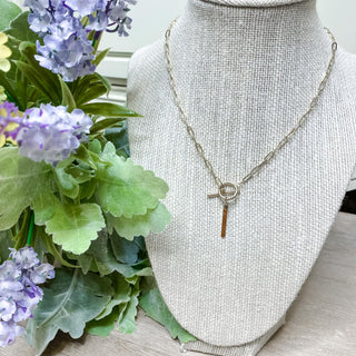 Keep it Straight Necklace - Bray and Em Boutique