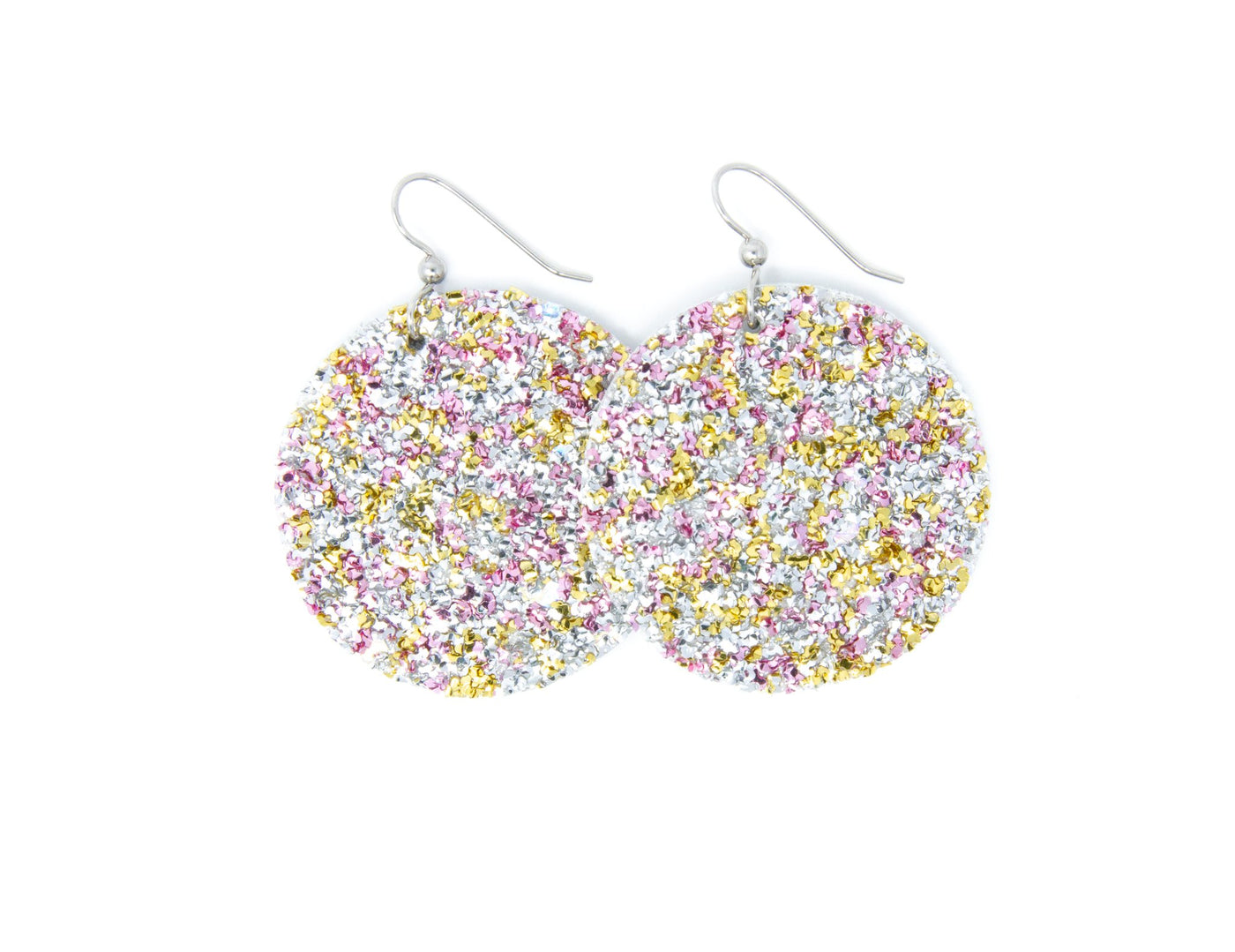Sparkle Round Earrings