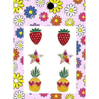 Kid's Colorful Earring Set - Bray and Em Boutique