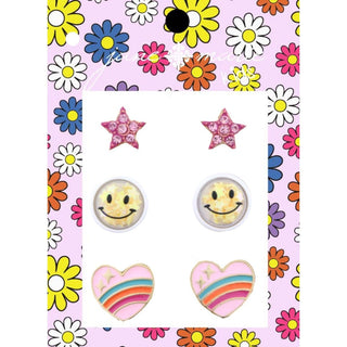 Kid's Colorful Earring Set - Bray and Em Boutique