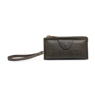 The Kyla RFID Wallet - Croc