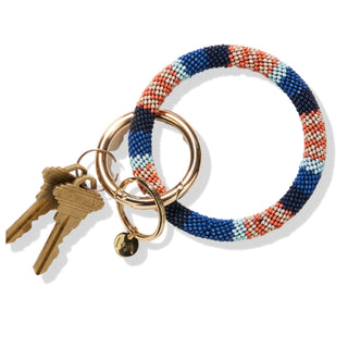 Seed Bead Key Ring- Rainbow Collection