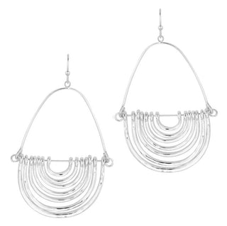 Layered Teardrop U Shape Earrings - Bray and Em Boutique