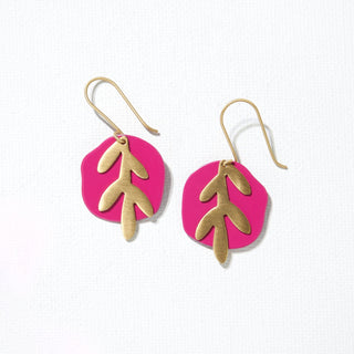 Leaf Charm Earrings - Bray and Em Boutique
