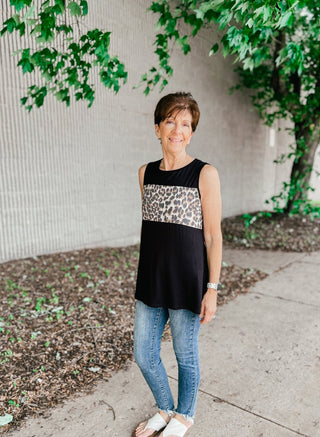 Leaping Leopards Tank - Bray and Em Boutique