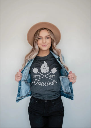 Let's Get Toasted Graphic Tee - Bray and Em Boutique
