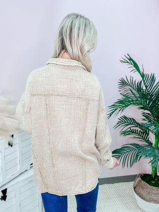 Love Life Cotton Gauze Top - Bray and Em Boutique