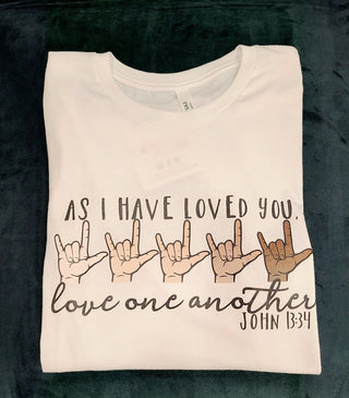 Love One Another Graphic Tee - Bray and Em Boutique