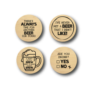 Man Cave Coaster Set - Bray and Em Boutique