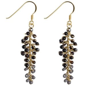 Marquet Annie - Glittery Leaf - Shaped Earrings - Bray and Em Boutique