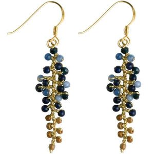 Marquet Annie - Glittery Leaf - Shaped Earrings - Bray and Em Boutique