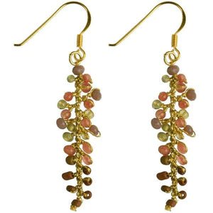 Marquet Annie - Glittery Leaf - Shaped Earrings - Bray and Em Boutique