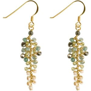 Marquet Annie - Glittery Leaf - Shaped Earrings - Bray and Em Boutique