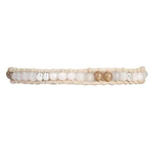 Marquet Celina - Adjustable Stone and Vegan Leather Single Wrap Bracelet - Bray and Em Boutique