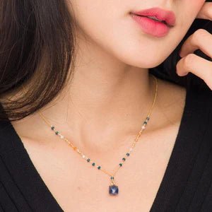 Marquet Nicki - Geometric Stone Pendant Necklace - Bray and Em Boutique