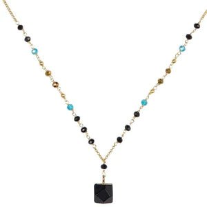 Marquet Nicki - Geometric Stone Pendant Necklace - Bray and Em Boutique