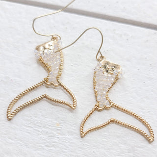 Mermaid Tail Earrings - Bray and Em Boutique